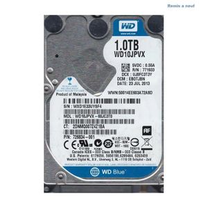 WD Disque Dur Interne 1TO / 1TB SATA Western Digital HDD 2.5" Slim 6GB/s - 1000GB -Remis a Neuf