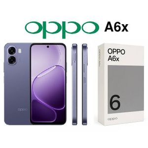 Oppo Smartphone  A6x (256 GB) , 4GB  Black Purple, 6.75 LCD HD+, 6100mAh,