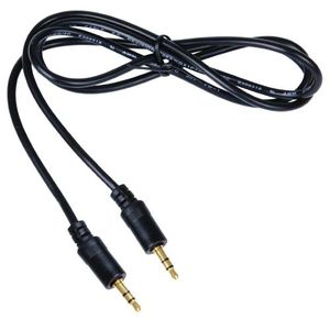 CABLE PRISE JACK AUDIO 3.5MM MALE/MALE AUXILIAIRE STEREO UNIVERSEL plaqué  or