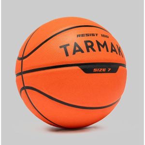 TARMAK Ballon de basket adulte R100 taille 7 orange pour enfant et adulte.