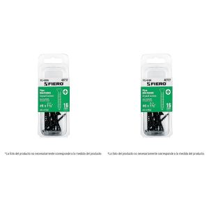 Vis Multi-Usages - Acier Phosphaté - Fixation Plaques de Plâtre - Noir / 3.3x50.8mm - Lot de 2