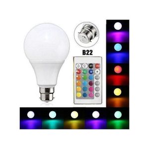 Led Lampe RGB Changement de Couleur Lampe Ampoule + Télécommande