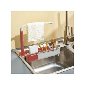 Étagère télescopique pour évier de cuisine,pour éponges, savon