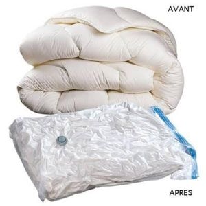 Pack de 5 Sac sous vide de stockage organisateur pour vêtements couette 80 x 60 cm