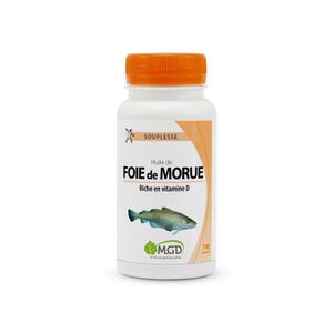 TOTAL Huile de Foie de Morue - Complement alimentaire 140 Capsules