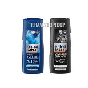 Balea Men Gel Douche Fresh 3en1 (300ml) & Active Carbon 3en1 (300ml)