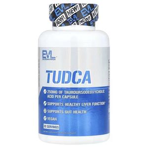 Evlution Nutrition TUDCA، 30 كبسولة نباتية (250 ملغ لكل كبسولة)