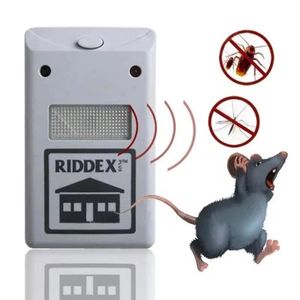 Riddex Plus Répulsif électronique à ultrasons et électromagnétique, anti-moustiques, rats, cafards, surgainées, fourmis, dispositif Répulsif à ultrasons anti insectes et rongeurs, moustiques souris rats, répulsif ultrasonique antiparasitaires, insectes