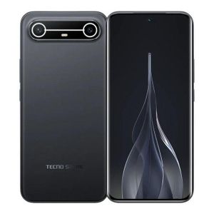 Tecno Spark Slim 6.7" NFC (256Go ROM / 8GB jusqu'à 16Go) Helio G200 (6 nm) Amoled 144Hz/1.5K - 5160mAH/45W - Cool Black