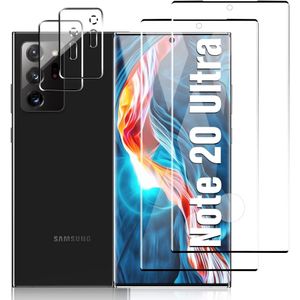Glass Protecteur d'écran pour Samsung Galaxy Note 20 Ultra + Protecteur l'Appareil Photo - Verre Trempé - Protection - incassable