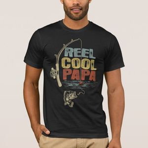 T-shirt Men's Vintage Fisherman Reel Cool Papa