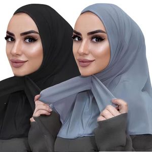 2pcs Foulard Hijab de Qualité Premium pour Femmes