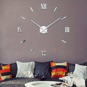 Grande horloge murale moderne 100cm , Déco intérieure, horloge salon, bureau