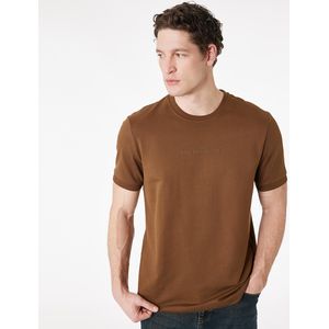 Koton T-shirt Brun Pour Hommes