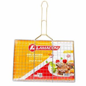 Lamacom grille viande MOYEN MODEL pour Barbecue en inox