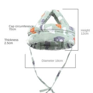 Casque de protection pour bébé ajustable, casque de sécurité respirant 360° pour tout-petits, coussin anti-chute pour enfants apprenant à marcher, bonnet anti-crash souple et léger, protection tête bébé.