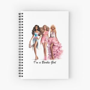 Barbie inspired  Spiral Notebook - Bloc note