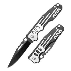 Couteau compact pliable pour voyage, en acier, parfait pour couper des fruits et pour l'autodéfense