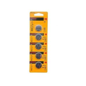 Kodak Pack de 5Batterie Piles MicroLithium Cell CR2025 3V Pour Montres et Electronique