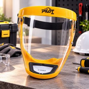 Visière de Protection Intégrale – Écran Transparent – Couleur et Design Aléatoires