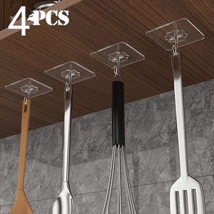 4 Pièces Porte Balais Mural sans Percage, Accroche Balai Mural, Accroche  Balai Adhésif en Acier Inoxydable, Support Balais Mural avec Crochet, pour  Cuisine, Salle de Bain, Jardin et Garage (Argenté) : 