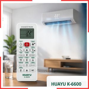 Huayu Télécommande universelle pour climatiseur K-6600 avec écran d'affichage,contrôlé 99% des climatiseurs