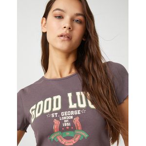 Koton T-shirt Femme - Marron