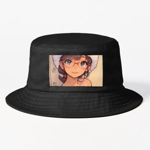 Makinami Mari Illustrious Unknown Character Bear Cap Blue Bikini Anime Girl Shower Smile bob noire design personnalisé unique