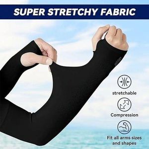 Manchettes Anti-UV Protection Solaire Homme Femme – Légères Respirantes – Sport Moto Vélo Randonnée