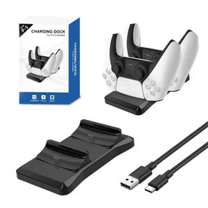 Pour Le Chargeur De Contrôleur PS5 Double Station De Charge Sans Fil USB  Pour Sony Playstation 5 Dock De Chargement