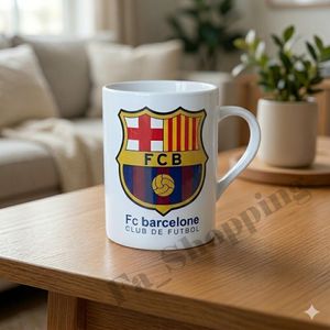 Tasse en Plastique Haute Résistance avec logo FC Barcelone- Incassable et Idéal pour Enfants & Voyage
