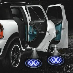 VOLKSWAGEN - Projecteur de logo de porte - Sans fil - Universel - Laser 3D  - Lumière