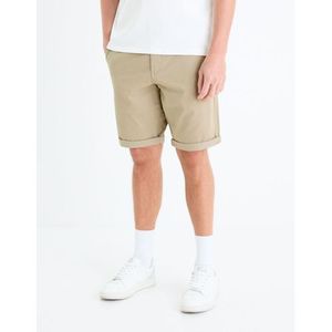 Celio Bermuda chino uni coton stretch