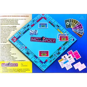 Monopoly لعبة احتكار لعبة المعاملات العقارية الشهيرة لتسلية وترفيه 2 حتى 8 لاعبين