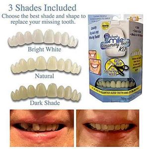 Kit Dentaire Smile Tooth : Facettes Prothétiques Temporaires et Autocollants Sourire Éclatant