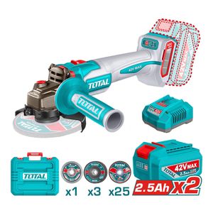 TOTAL Meuleuse angulaire 1280W sans balais sans fil 42V