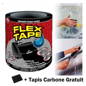 Flex Tape Scotch de réparation blanc Bande autocollante étanche caoutchouc  forte Anti-fuite à prix pas cher