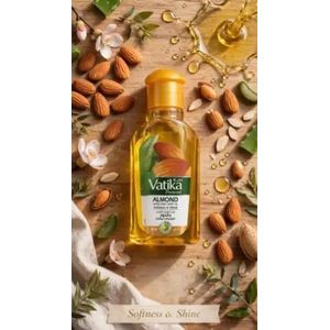 Vatika Huile d''Amande Douce Soin Cheveux 