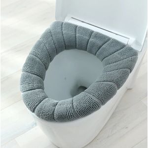 AZHCHKE Housse de couvercle de réservoir de toilette, housse de protection  extensible et lavable en élasthanne avec fond élastique, noir