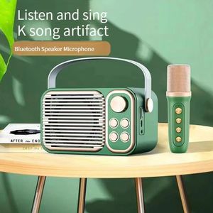 Haut Parleur de microphone karaoké sans fil WSTER WS-838 - Vert