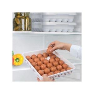 Boîte à Œufs en Plastique pour 30 Œufs avec Couvercle