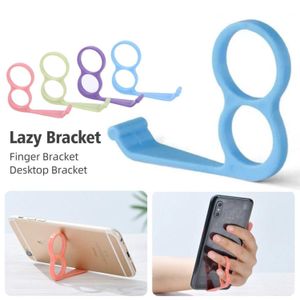 Pack de 2 Support de téléphone de table et anneau de maintien Couleur aléatoire