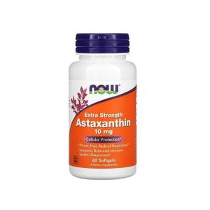 Now Foods Astaxanthine, 10 mg - 60 capsules à enveloppe molle