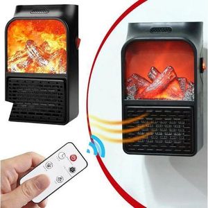 Chauffage Portable avec Effet Flamme LED