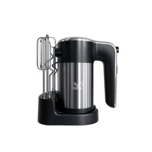 Kenz Batteur Électrique 200W - 5 Vitesses avec 2 Fouets - Gris