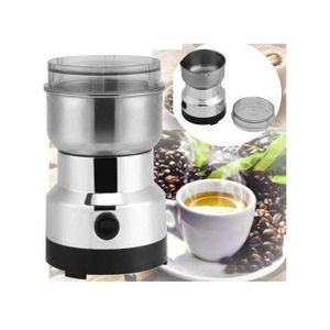 1 PC Moulin à Café Électrique 220V Broyeur à Graines de Lin Noix Poivre Épices Mixeur en Acier Inoxydable