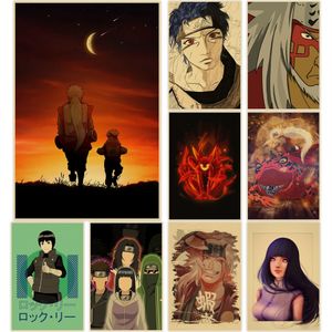 9 poster A5 Painting Rock Lee Posters and Print Uzumaki Naruto Wall Art JIRAIYA 