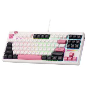 Redragon clavier K729 OTIM Mechanical Keyboard (White/Black/Pink)
