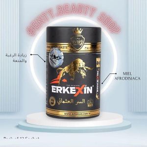 Miel erkexMax énergie HERBAL MIXED PASTE - Miel Royal Personnalisé, Miel Bio Original royal Assal, miel bio d'herbes 100% pures, énergie MAX, puissance MAX