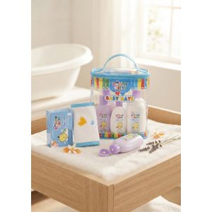 Kit tout-en-un complet , Bonne Bébé (Sac Transparent + Essentiels Soin & Bain)